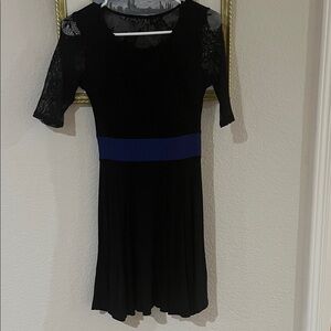 Guess Black and Blue Mini Dress